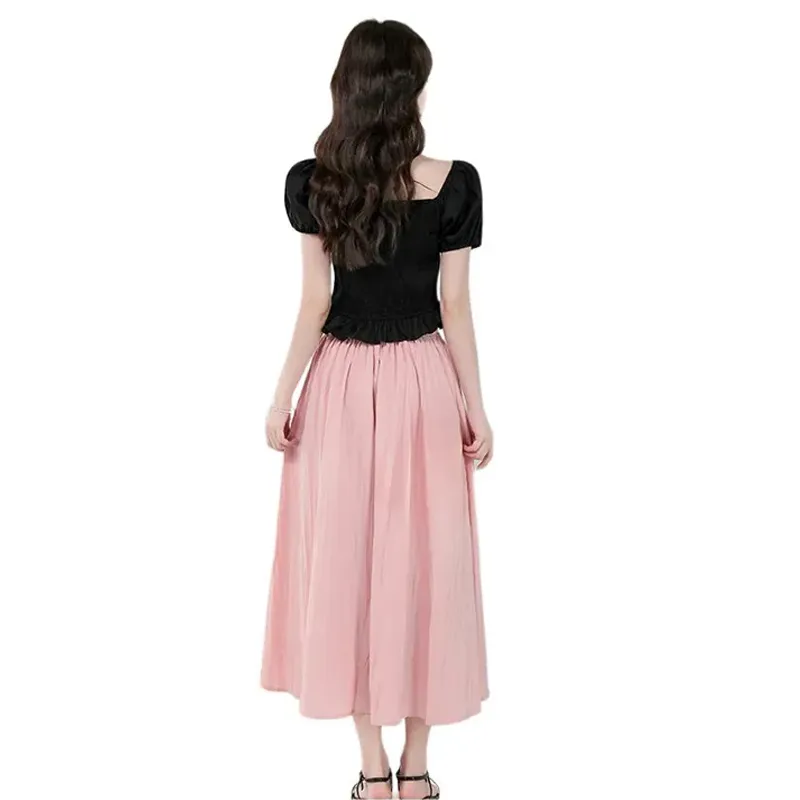 WOWI Two Piece Skirt Sets Women's-5