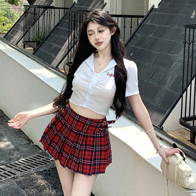 WOWI Two Piece Skirt Sets Women's-2