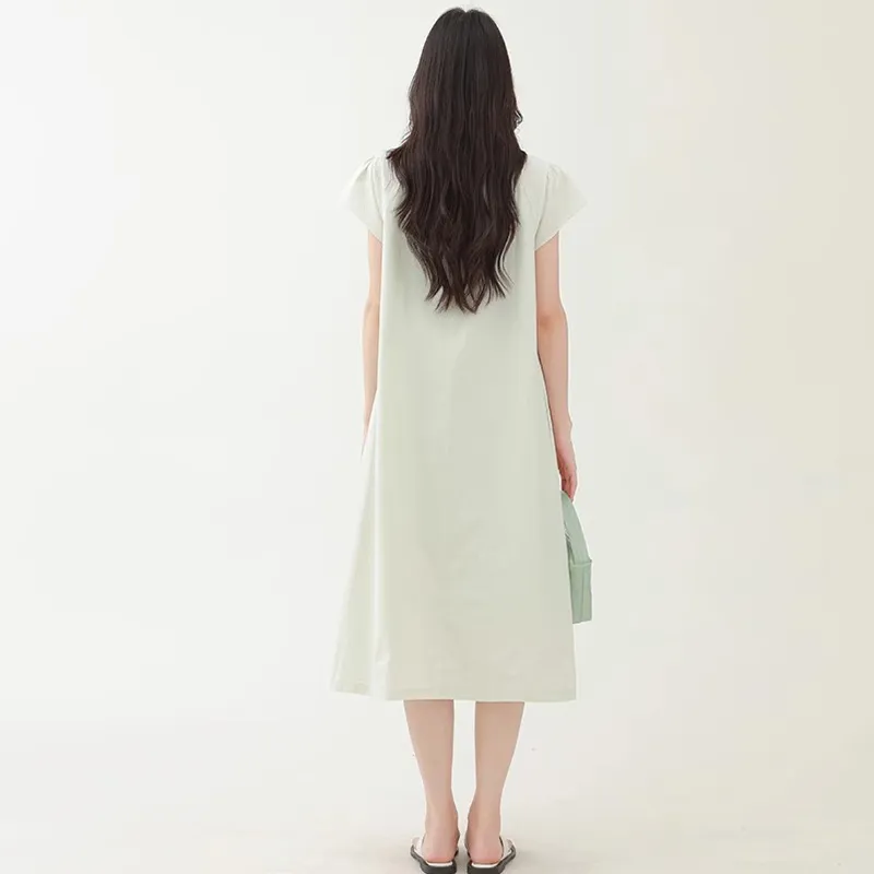 WOWI KCKS Short Sleeved Dress Women's Mint Green-4