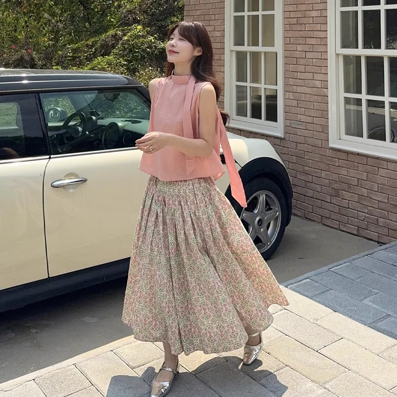 WOWI Two Piece Skirt Sets Women's-2