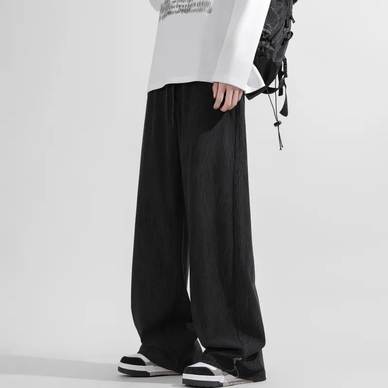 DEERWAY Casual Pants Unisex Burgundy-5