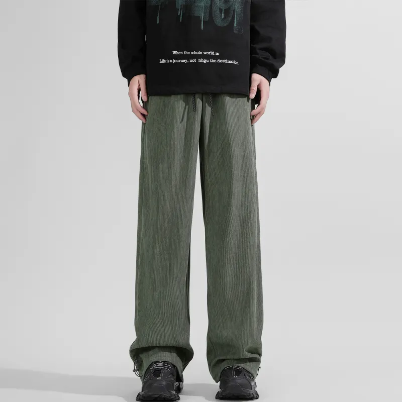 DEERWAY Casual Pants Unisex Burgundy-8