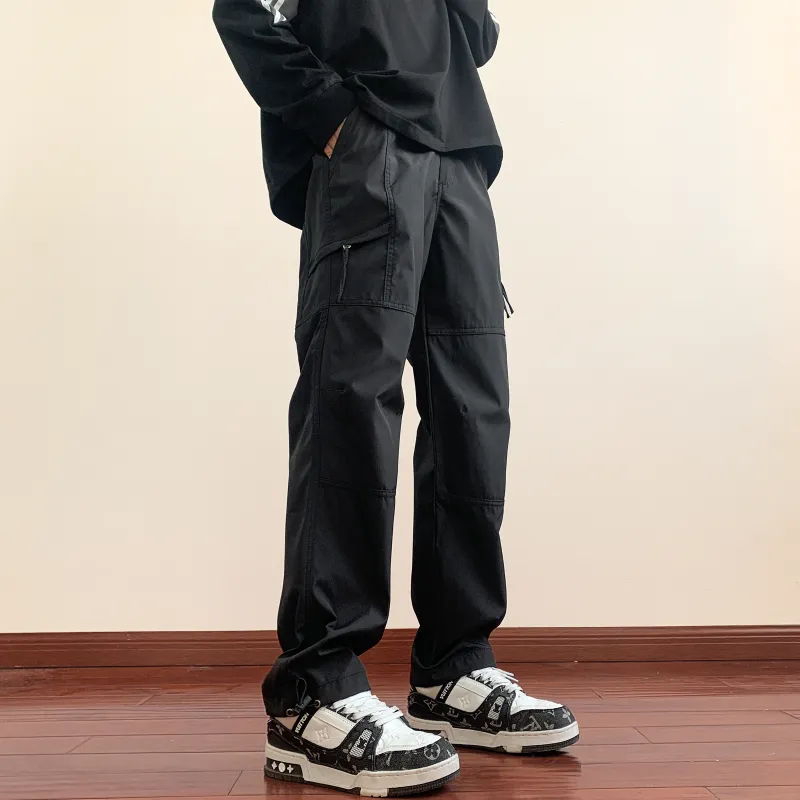 DEERWAY Casual Pants Unisex Burgundy-3