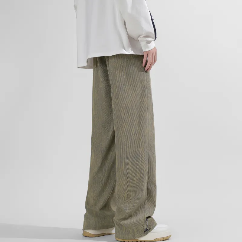 DEERWAY Casual Pants Unisex Burgundy-14