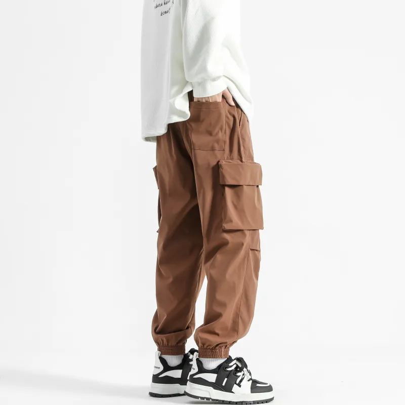 DEERWAY Casual Pants Unisex Blue-7