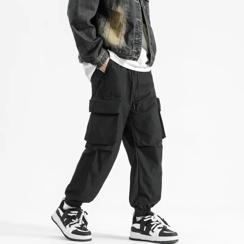 DEERWAY Casual Pants Unisex Blue-4