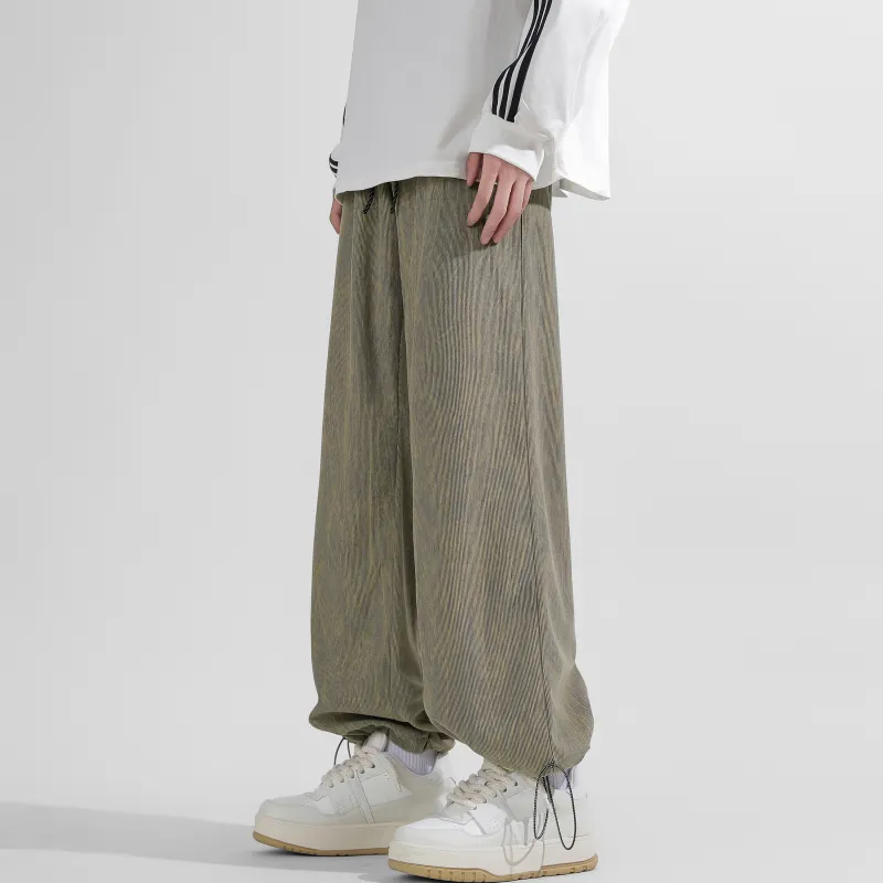 DEERWAY Casual Pants Unisex Burgundy-15