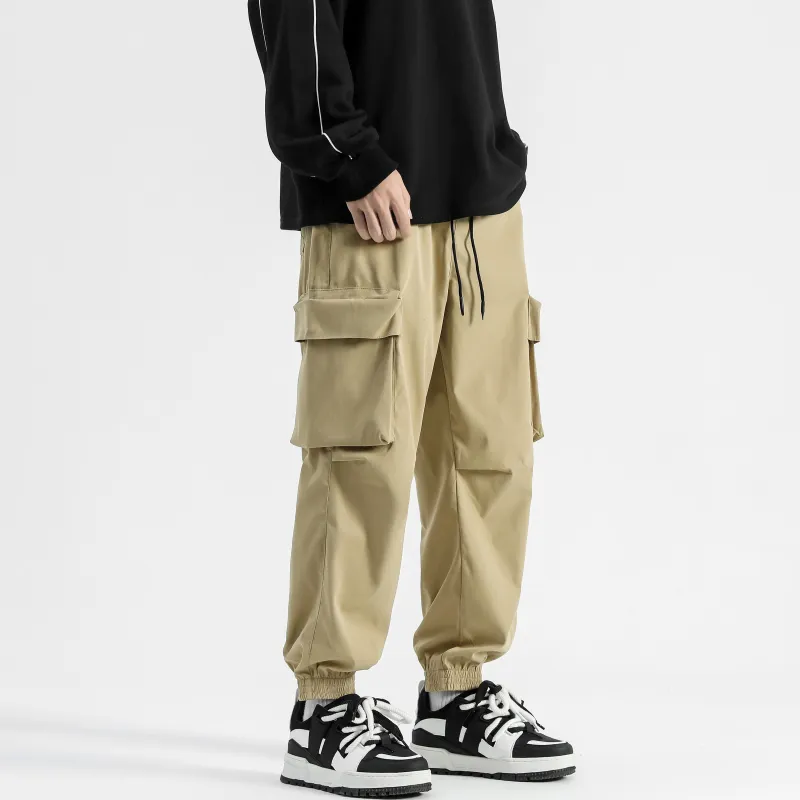 DEERWAY Casual Pants Unisex Blue-11