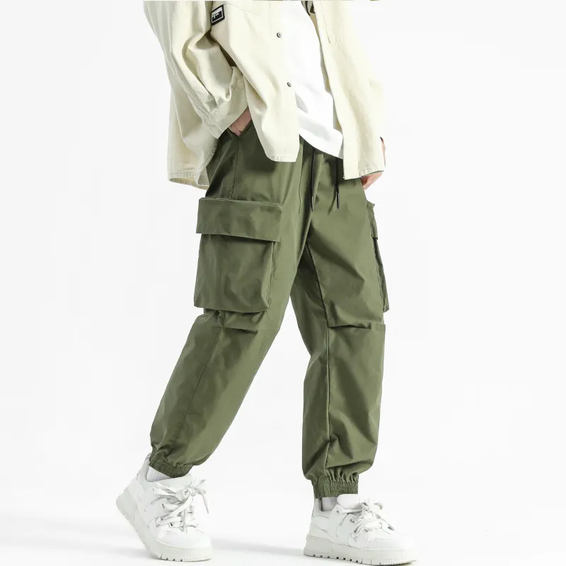 DEERWAY Casual Pants Unisex Blue-15