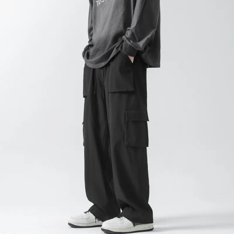 DEERWAY Casual Pants Unisex Burgundy-3