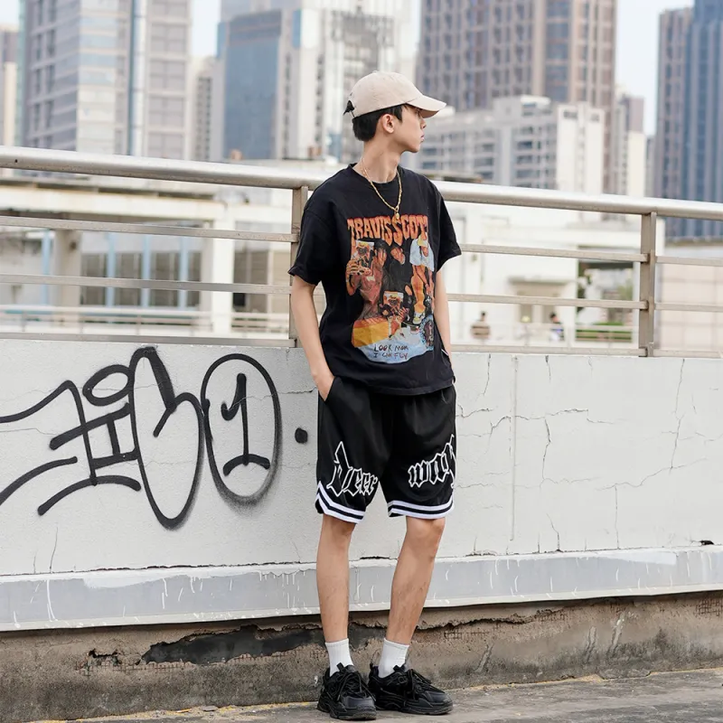 DEERWAY Casual Shorts Unisex Black-3