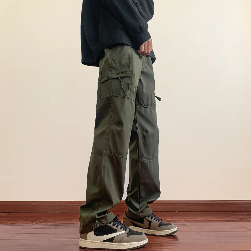 DEERWAY Casual Pants Unisex Burgundy-7