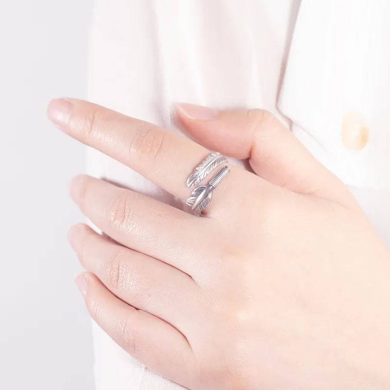 CHIC ZONE S 999 Fine Silver Rings Unisex-4