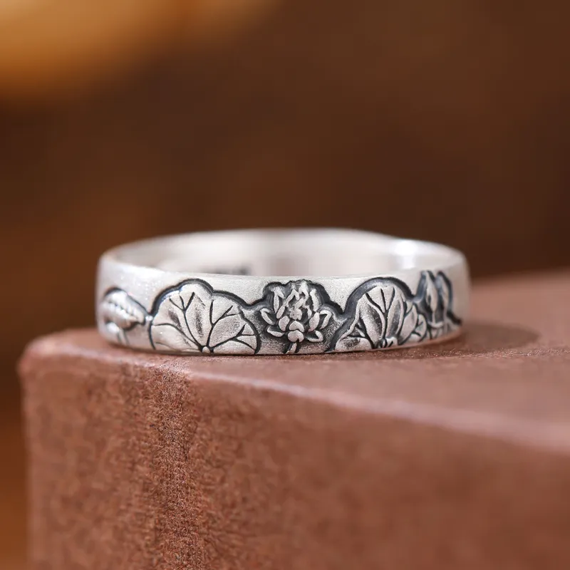 CHIC ZONE 999 Fine Silver Rings Women's-1