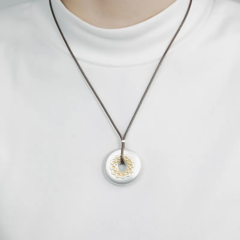 CHIC-ZONE 999 Fine Silver Pendants Unisex-1