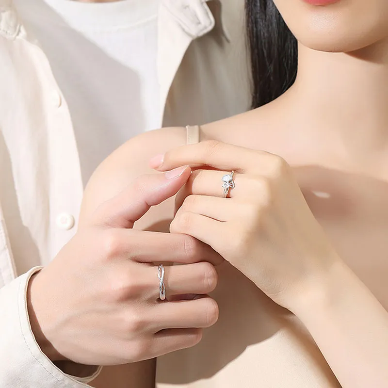 CHIC ZONE 925 Sterling Silver Rings Unisex-1