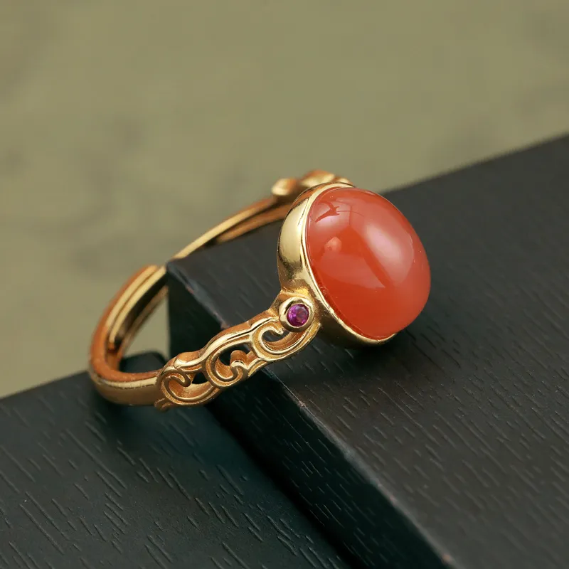 CHIC ZONE Jade Rings Women's-3