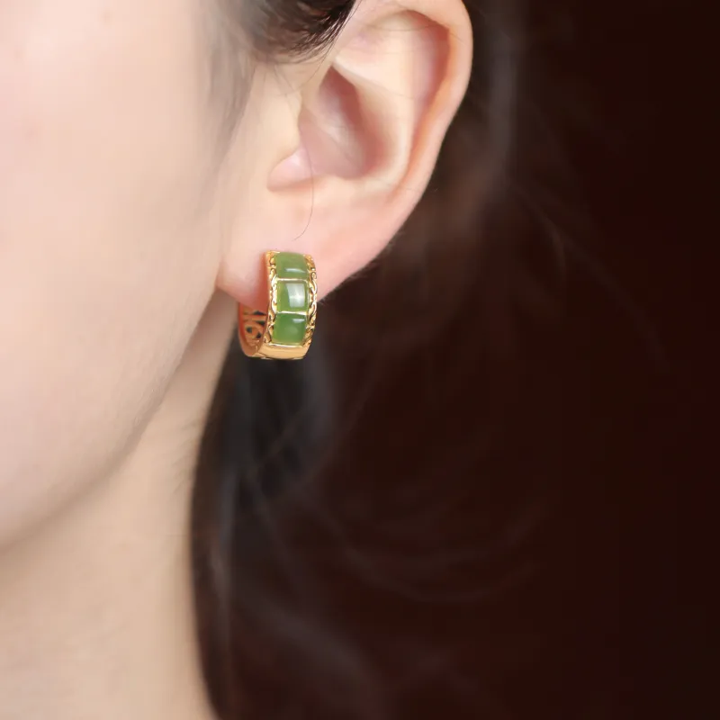CHIC ZONE Earrings Jasper Women's-1