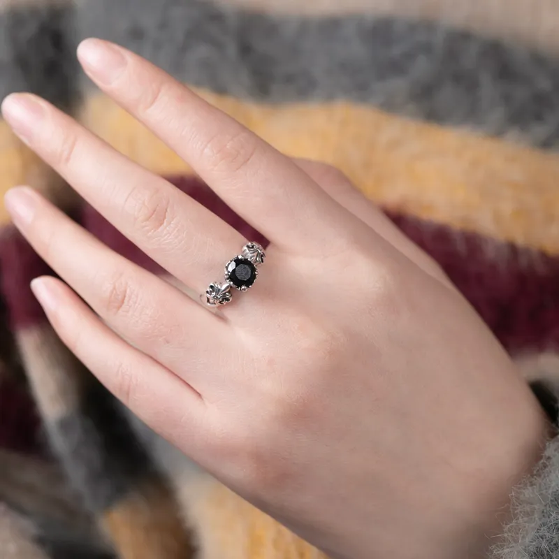 CHIC ZONE Natural Agate Rings Unisex-2