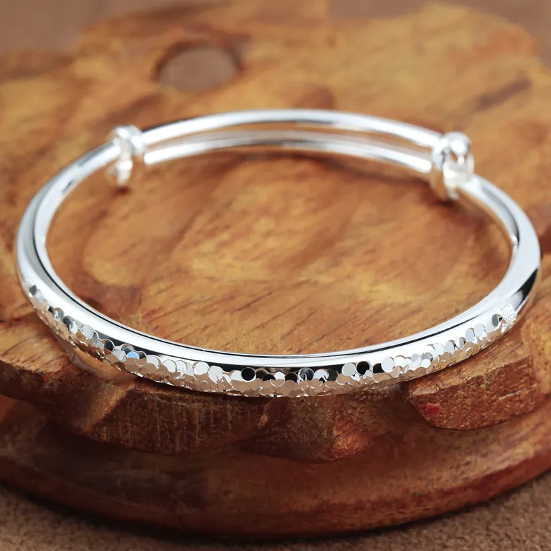 CHIC ZONE 999 Fine Silver Bangles Women's-6