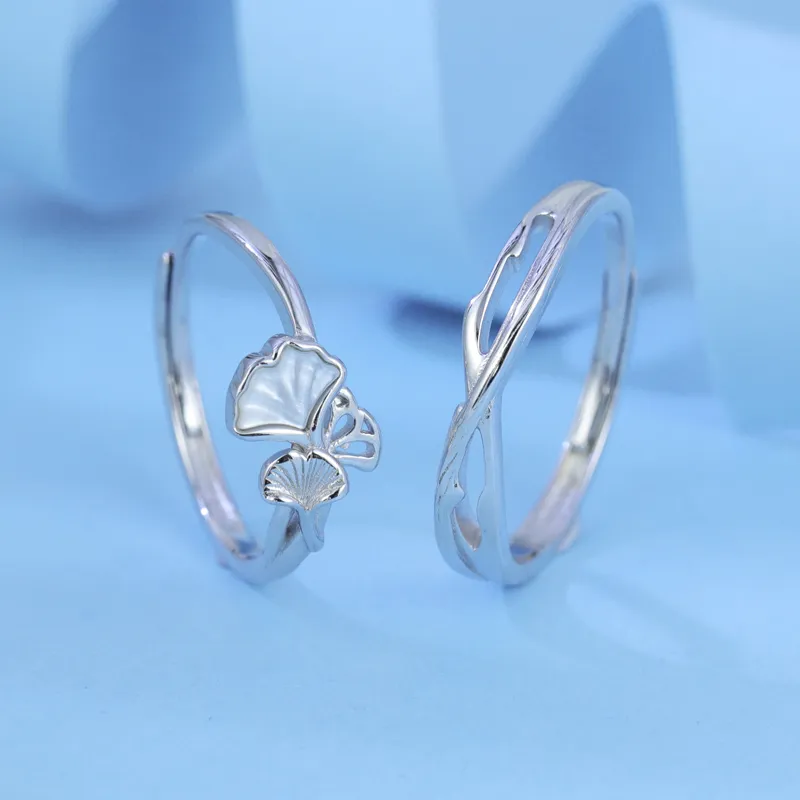 CHIC ZONE 925 Sterling Silver Rings Unisex-5