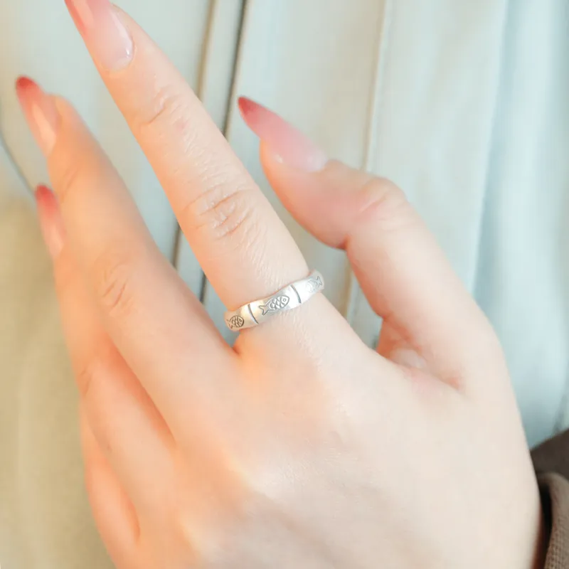 CHIC ZONE 999 Fine Silver Rings Women's-3