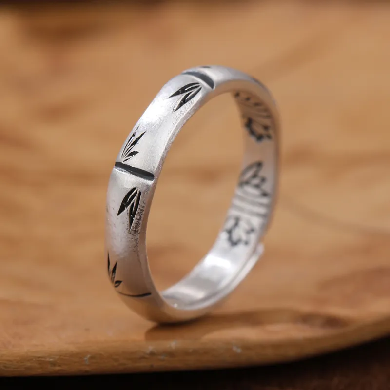 CHIC ZONE 999 Fine Silver Rings Women's-5