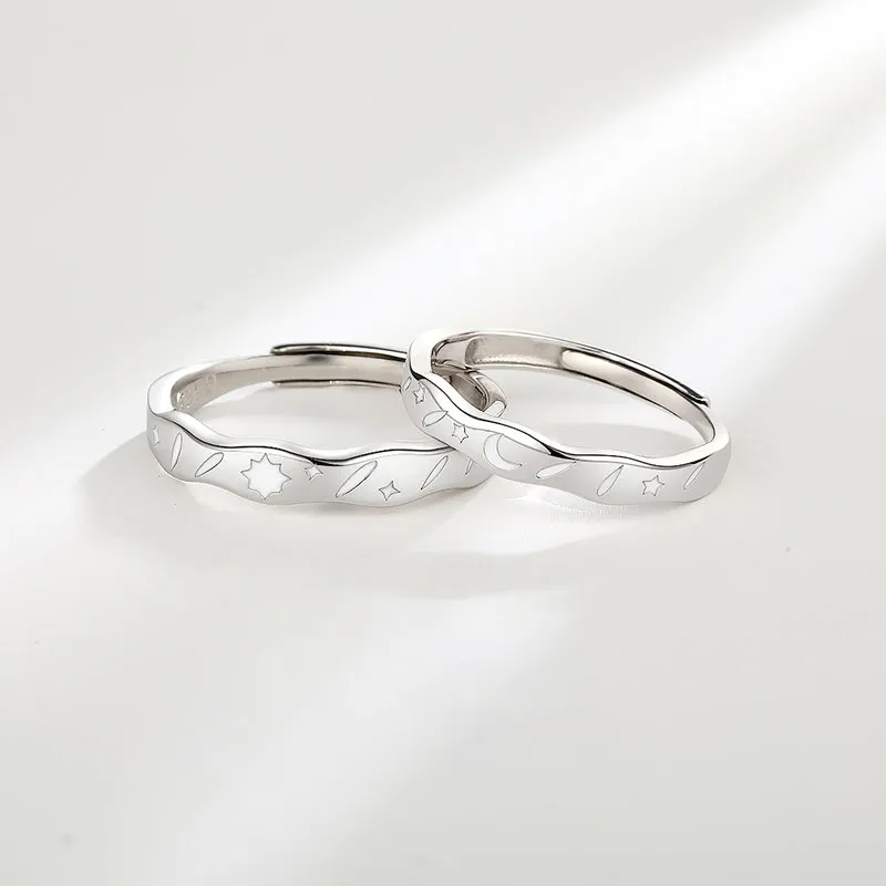 CHIC ZONE 999 Fine Silver Rings Unisex-4