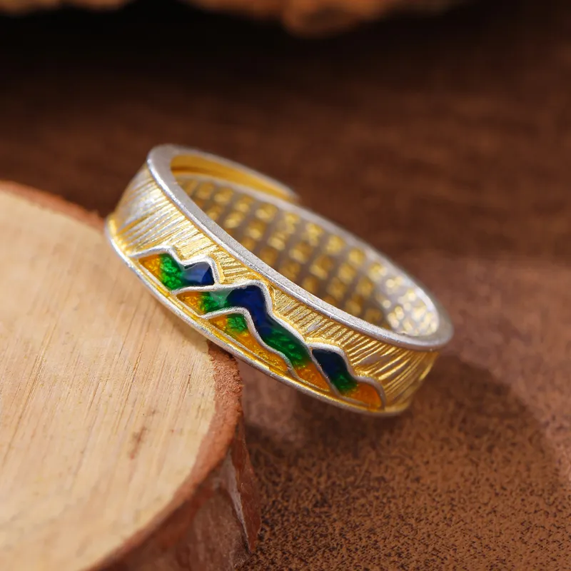 CHIC ZONE 999 Fine Silver Rings Women's-4