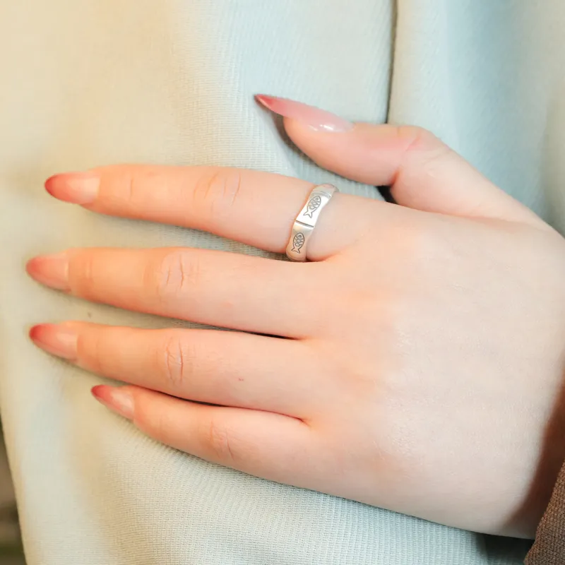 CHIC ZONE 999 Fine Silver Rings Women's-1