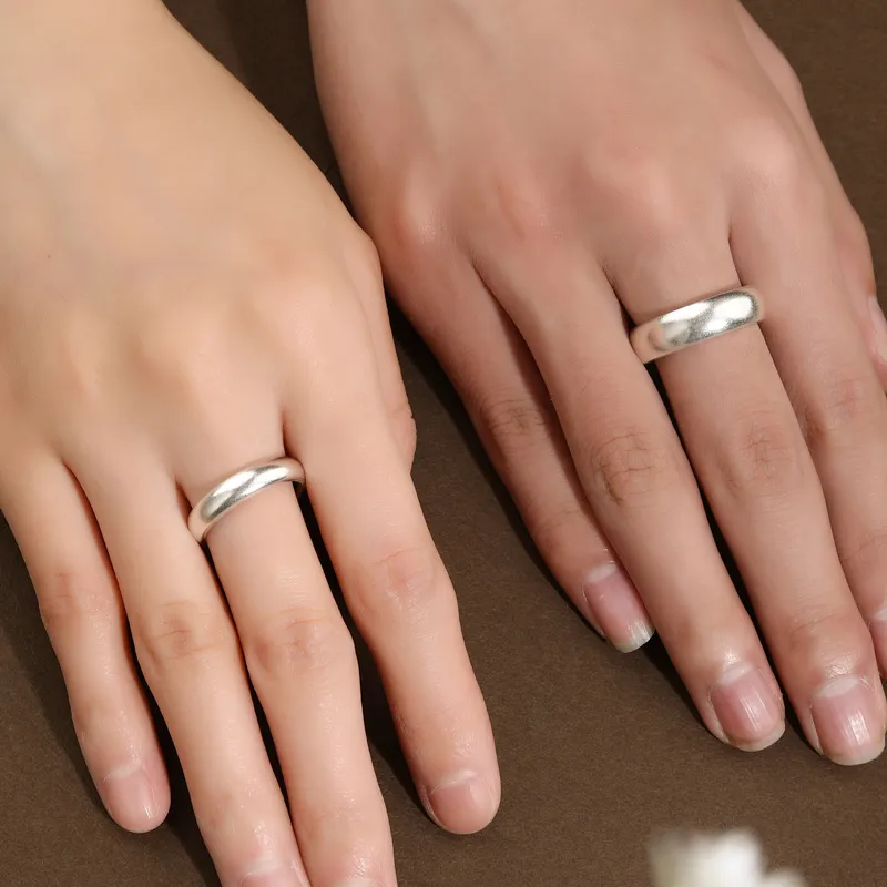 CHIC ZONE 999 Fine Silver Rings Unisex-1