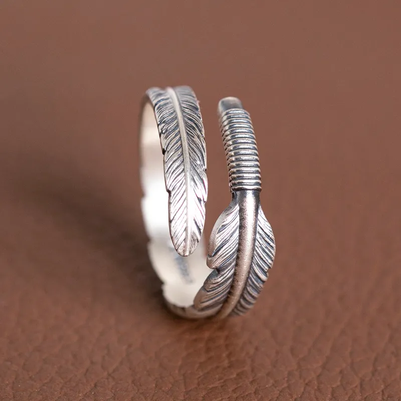 CHIC ZONE S 999 Fine Silver Rings Unisex-6