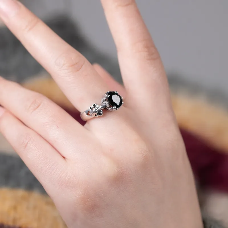 CHIC ZONE Natural Agate Rings Unisex-1