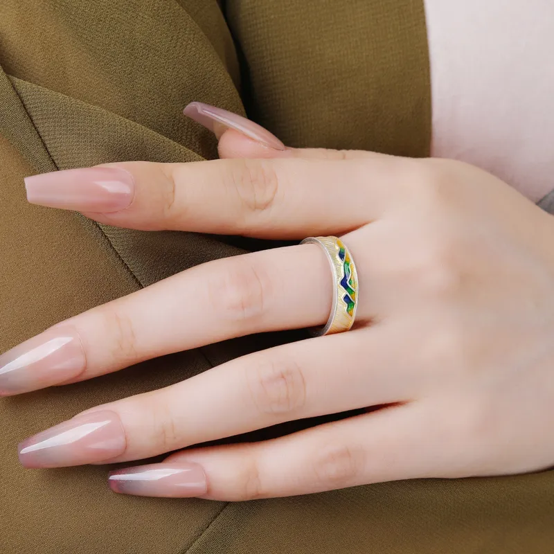CHIC ZONE 999 Fine Silver Rings Women's-1