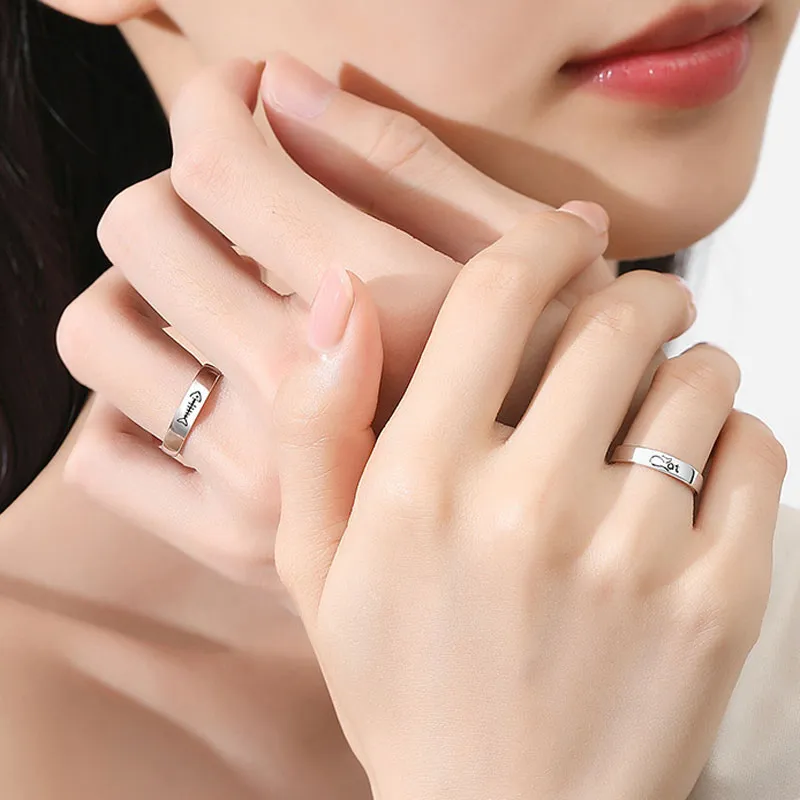CHIC-ZONE 925 Sterling Silver Rings Unisex-2