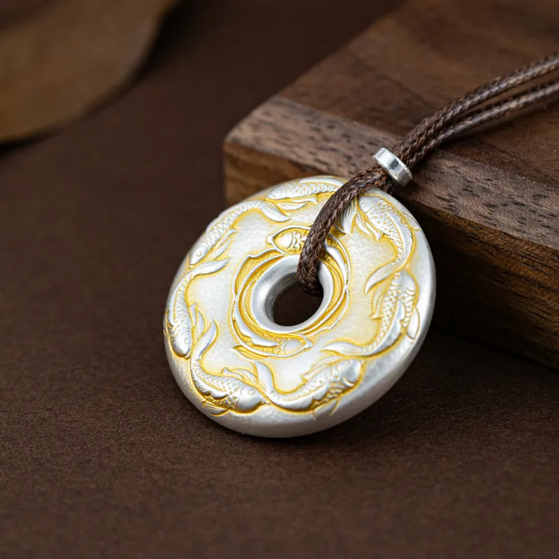 CHIC-ZONE 999 Fine Silver Pendants Unisex-6