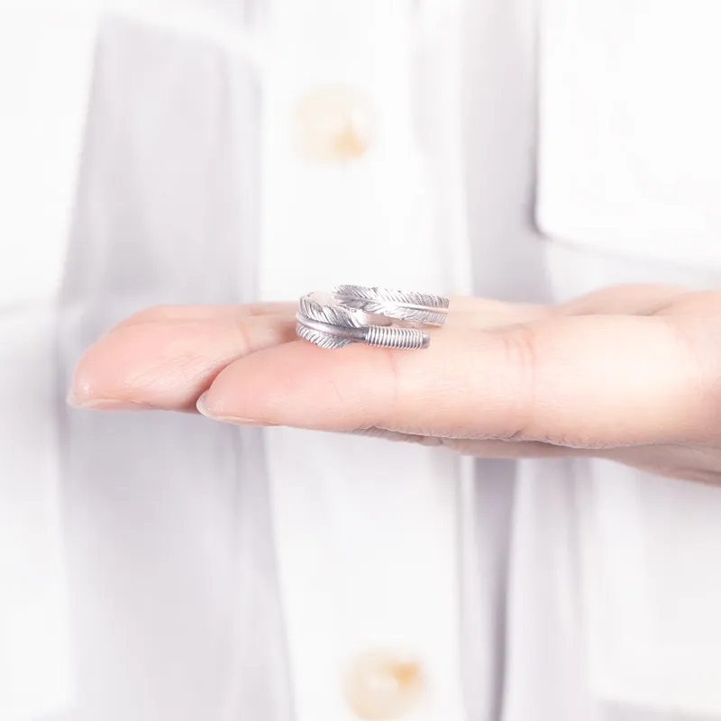 CHIC ZONE S 999 Fine Silver Rings Unisex-1
