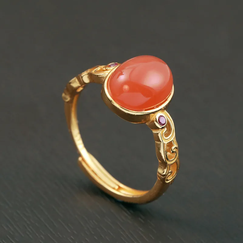CHIC ZONE Jade Rings Women's-1