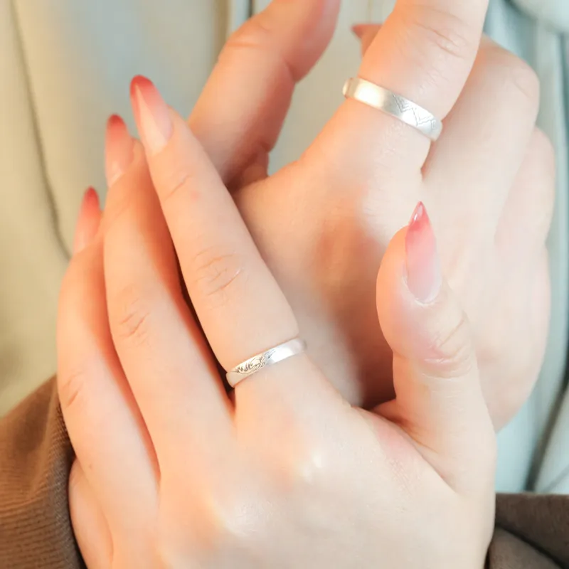 CHIC ZONE 999 Fine Silver Rings Women's-1