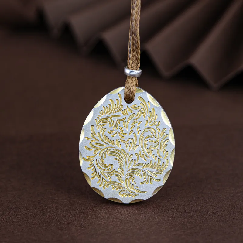 CHIC-ZONE 999 Fine Silver Pendants Unisex-6