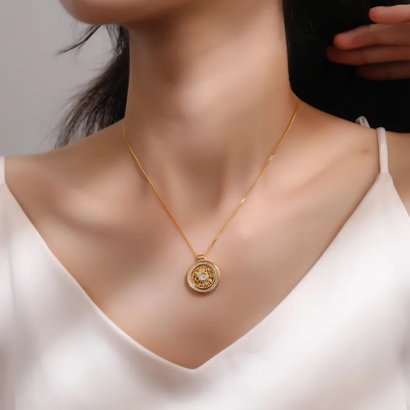 CHIC ZONE 925 Sterling Silver Necklaces Women's-3