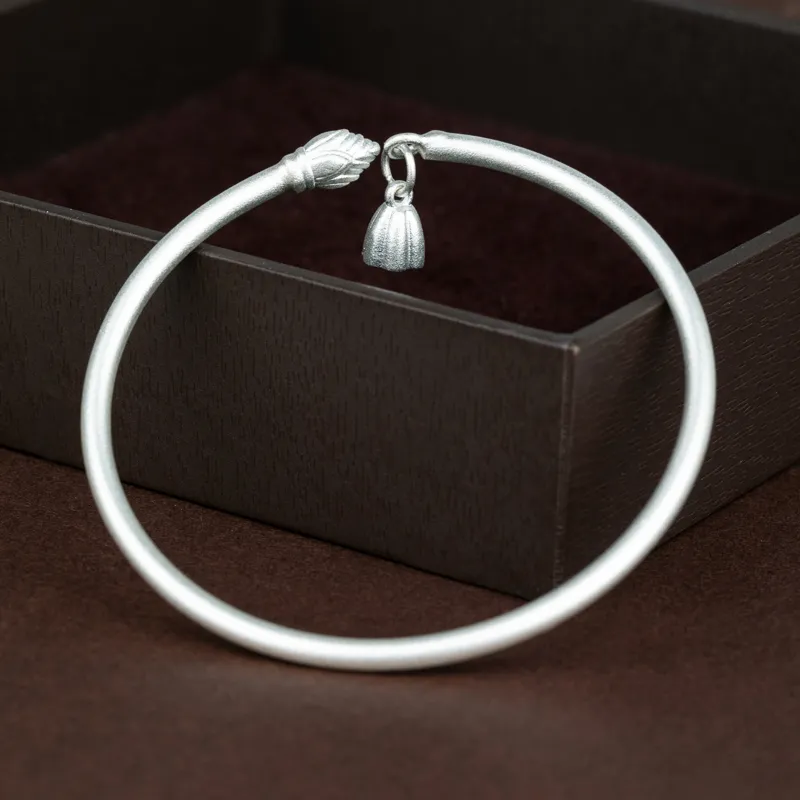 CHIC ZONE 999 Fine Silver Bangles Women's-6