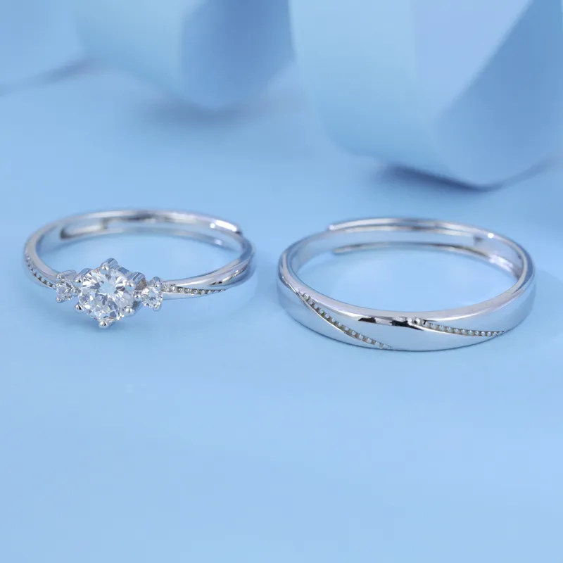 CHIC-ZONE 999 Fine Silver Rings Unisex-4