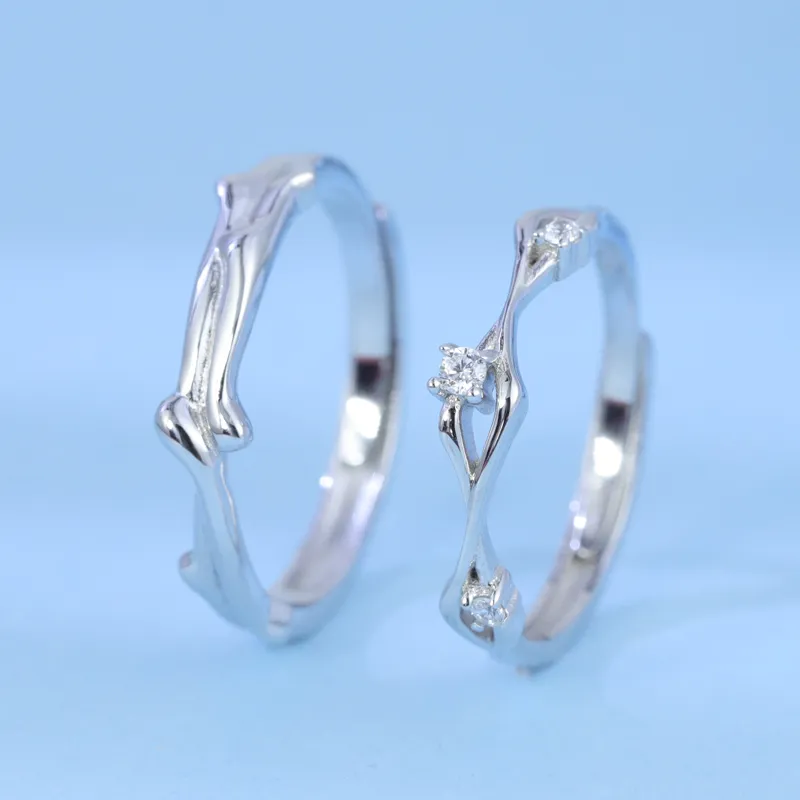 CHIC ZONE 925 Sterling Silver Rings Unisex-4