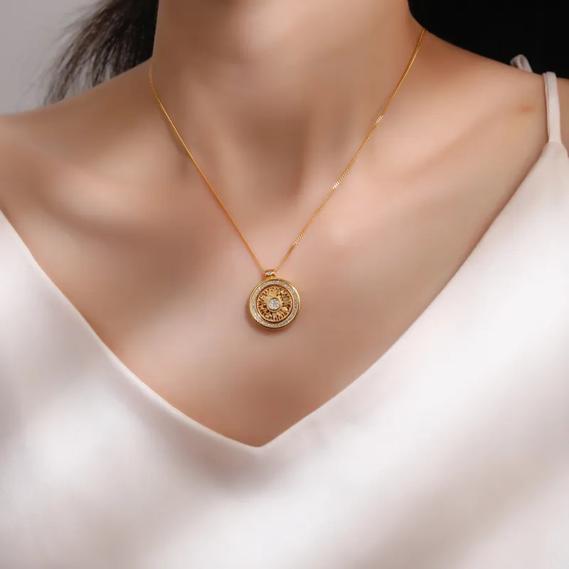 CHIC ZONE 925 Sterling Silver Necklaces Women's-1