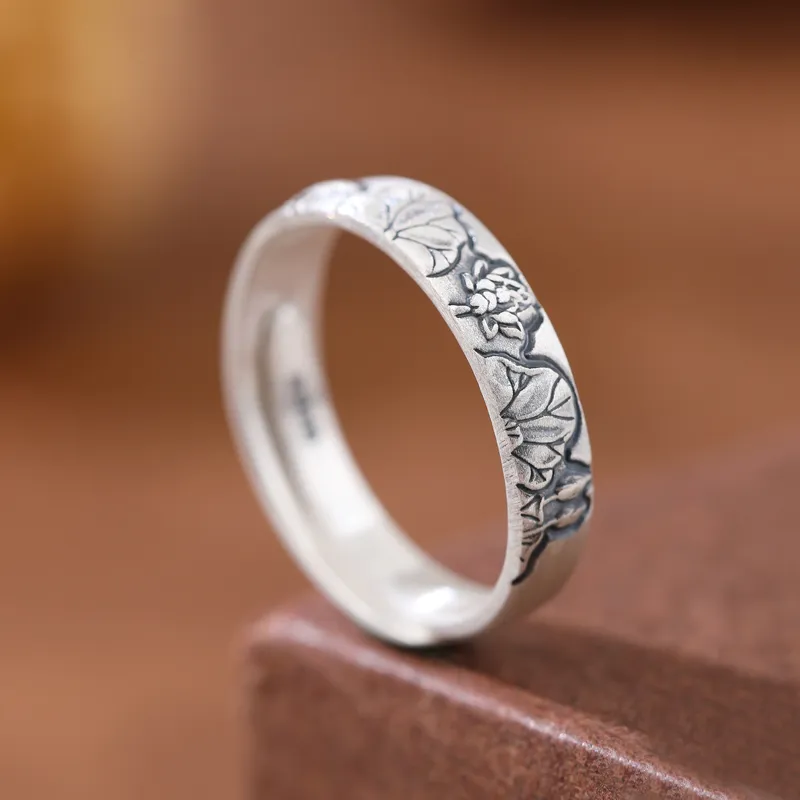 CHIC ZONE 999 Fine Silver Rings Women's-2