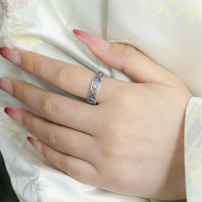 CHIC-ZONE 999 Fine Silver Rings Unisex-1