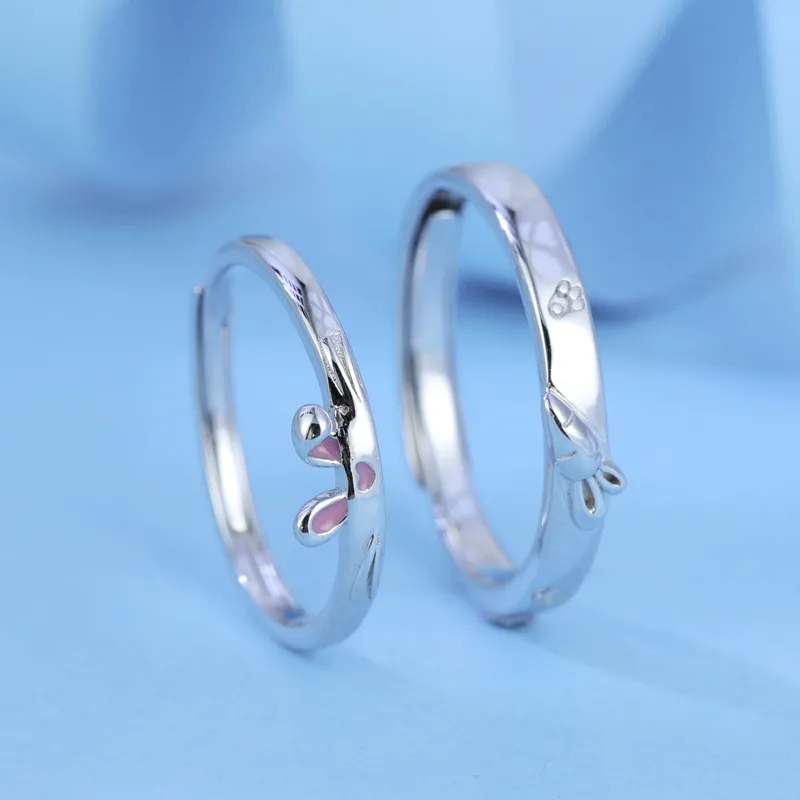 CHIC ZONE 990 Silver Rings Unisex-3