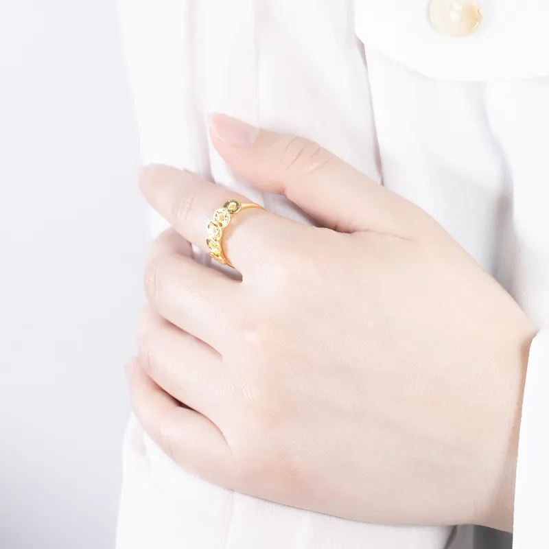 CHIC ZONE 999 Fine Silver Rings Women's-2