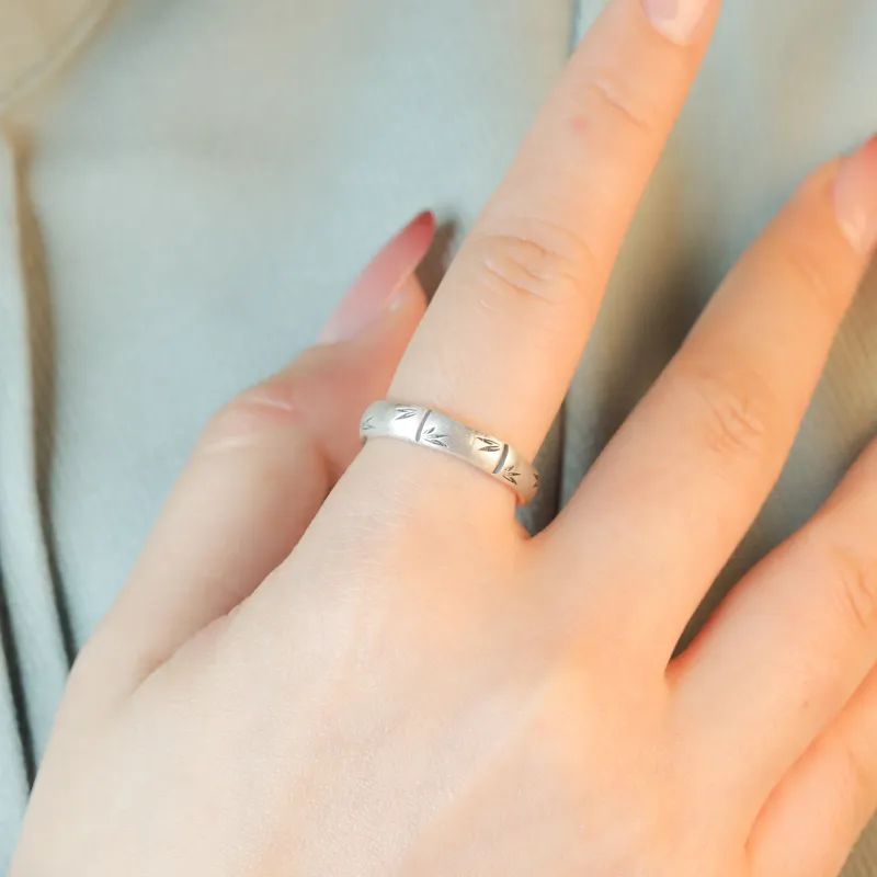 CHIC ZONE 999 Fine Silver Rings Women's-2